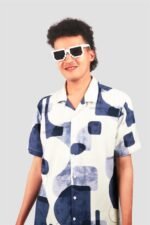 Men Slim Fit Opaque Printed Casual Shirt - Image 3