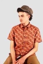 Men's Floral Slim Fit Casual Shirt