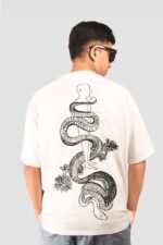 Art Off White Oversized T-Shirts