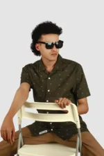 Men Printed Spread Collar Casual Shirt