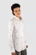 White Print Shirt - Image 3